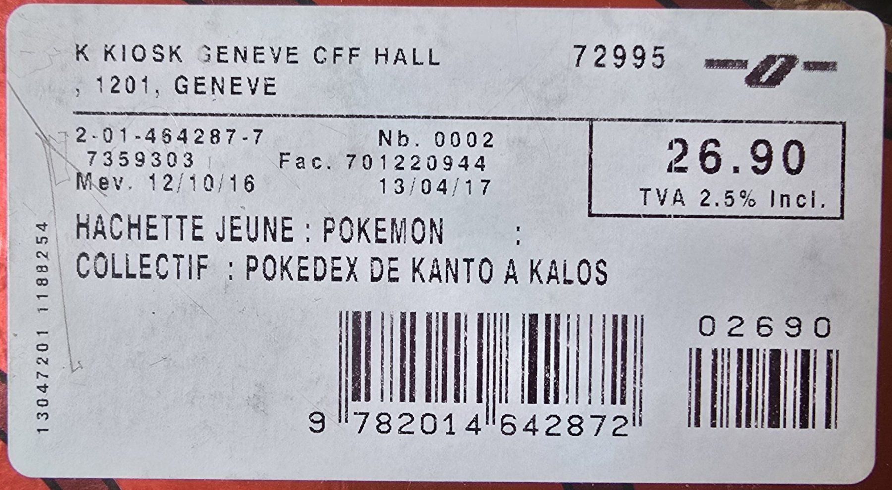 Bücher: Pokémon : Pokédex de Kanto à Kalos - Guide complet – Gebraucht aus Froideville von xXSebastienXx 2