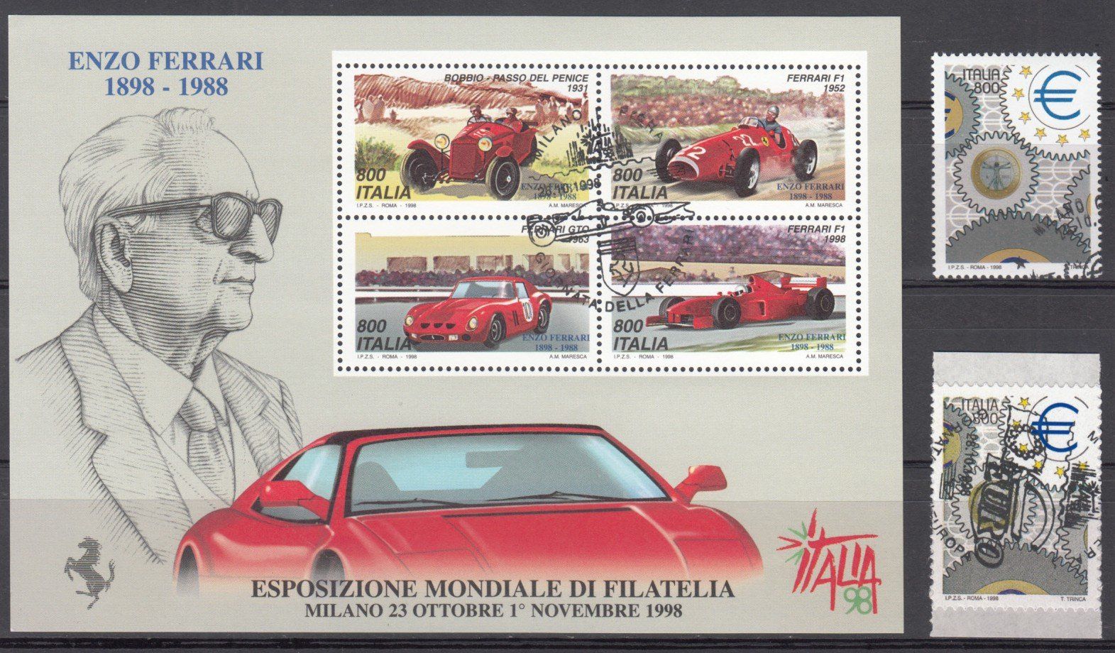 Tutti i francobolli: Italien 1998 mit ET – Usato da Bürglen TG venduto da StampGraf 4