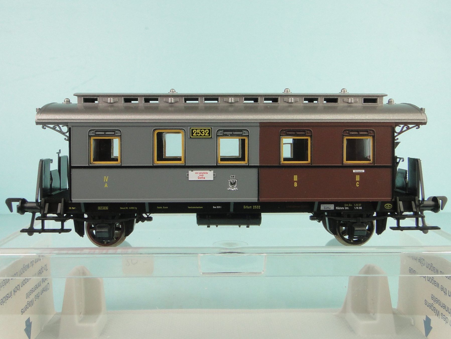 Fleischmann Modellini di ferrovie: Fleischmann 5814 KPEV 3/4 Klasse, neu – Usato da Bülach venduto da cann11 2