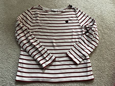 Pauline, Langarmshirt, geringelt, Gr. S (eher M)