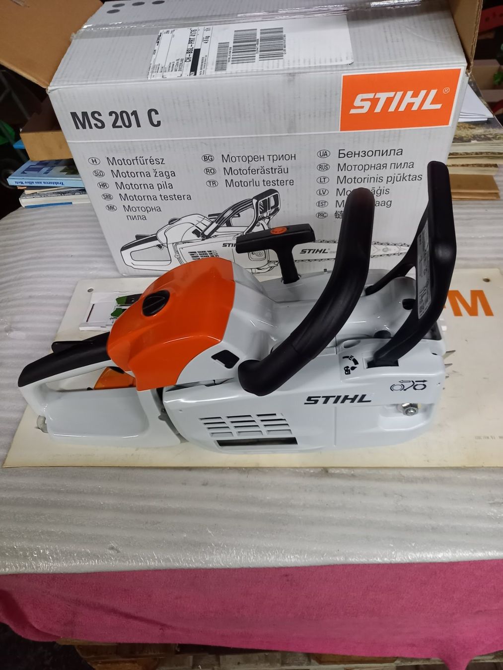Stihl Seghe: Stihl MS 201 C – Nuovo e nell'imballaggio originale da Ziefen venduto da alonso1234
