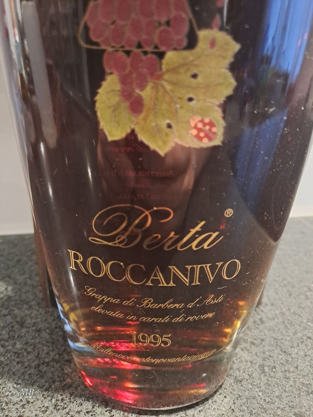 Berta Bevande alcoliche: Berta Grappa Roccanivo 1995 mit OHK – Nuovo e nell'imballaggio originale da Elsau venduto da Kellerraeumung 3