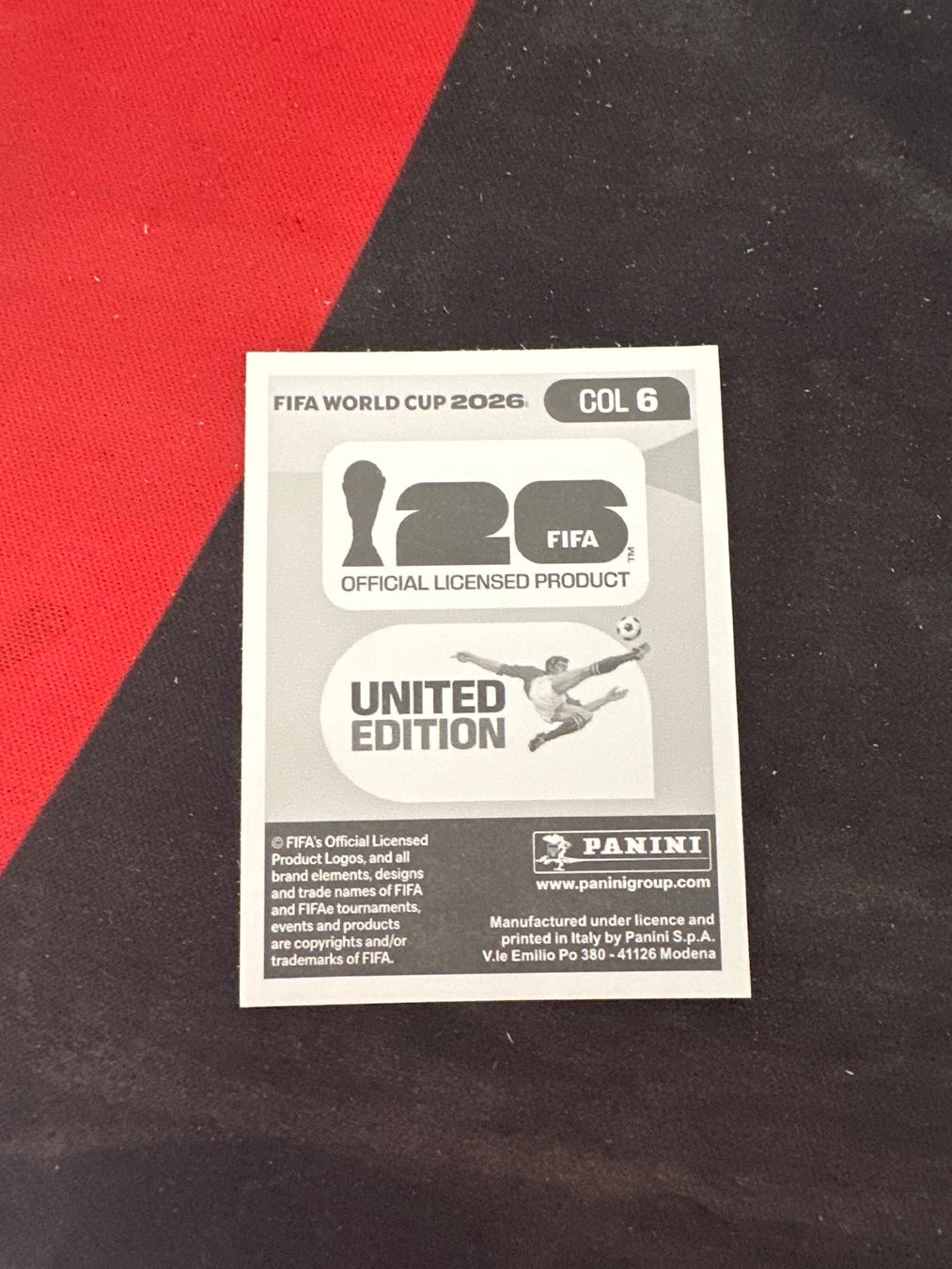 Panini Carte collezionabili: Panini FIFA WM 2026 Sticker - COL 6 – Usato da Sulz AG venduto da DealWerk 1