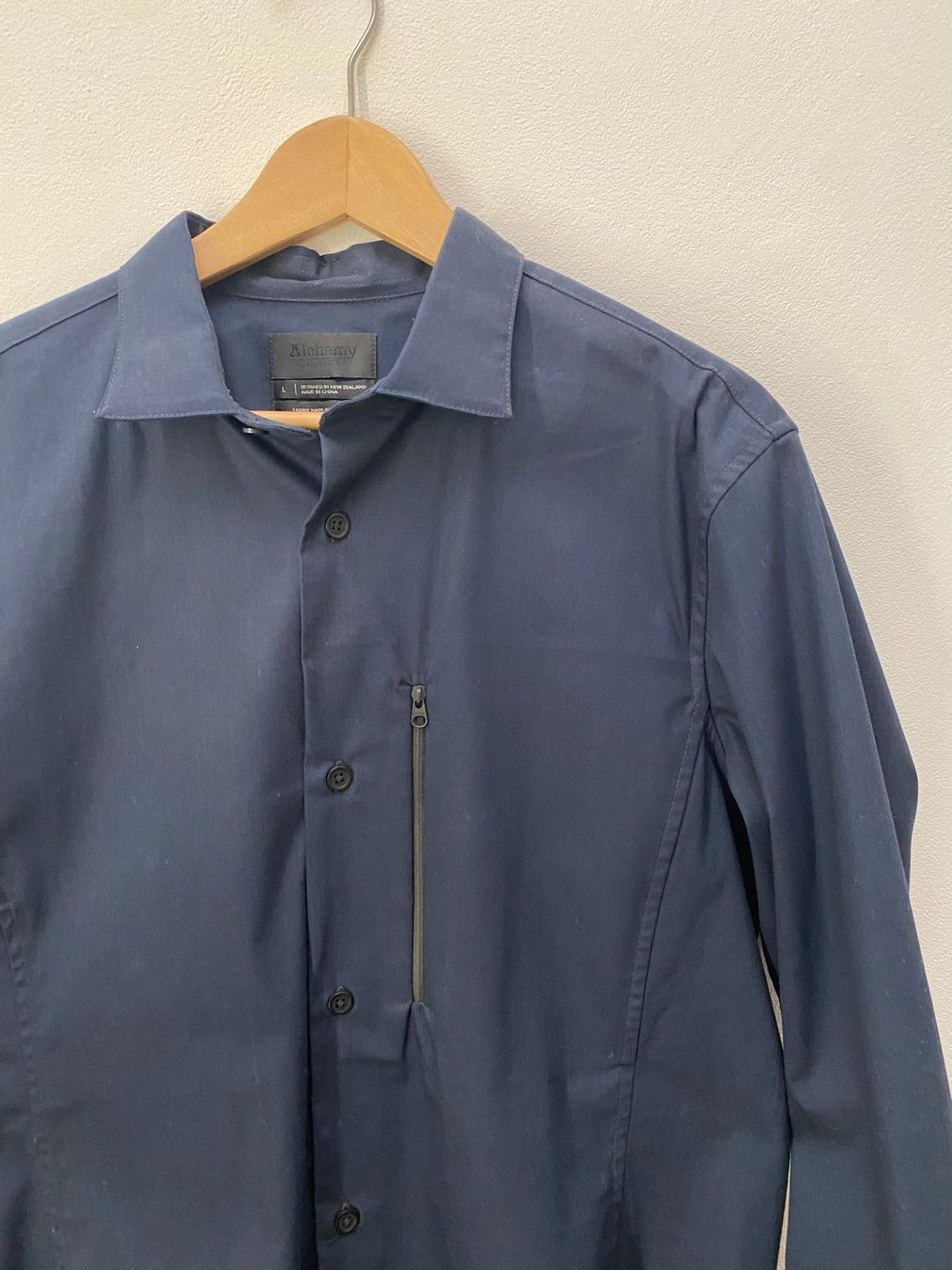 Hemden: Advanced Alchemy Hemd Schoeller Blau L – Gebraucht aus Zürich von JL-233 2
