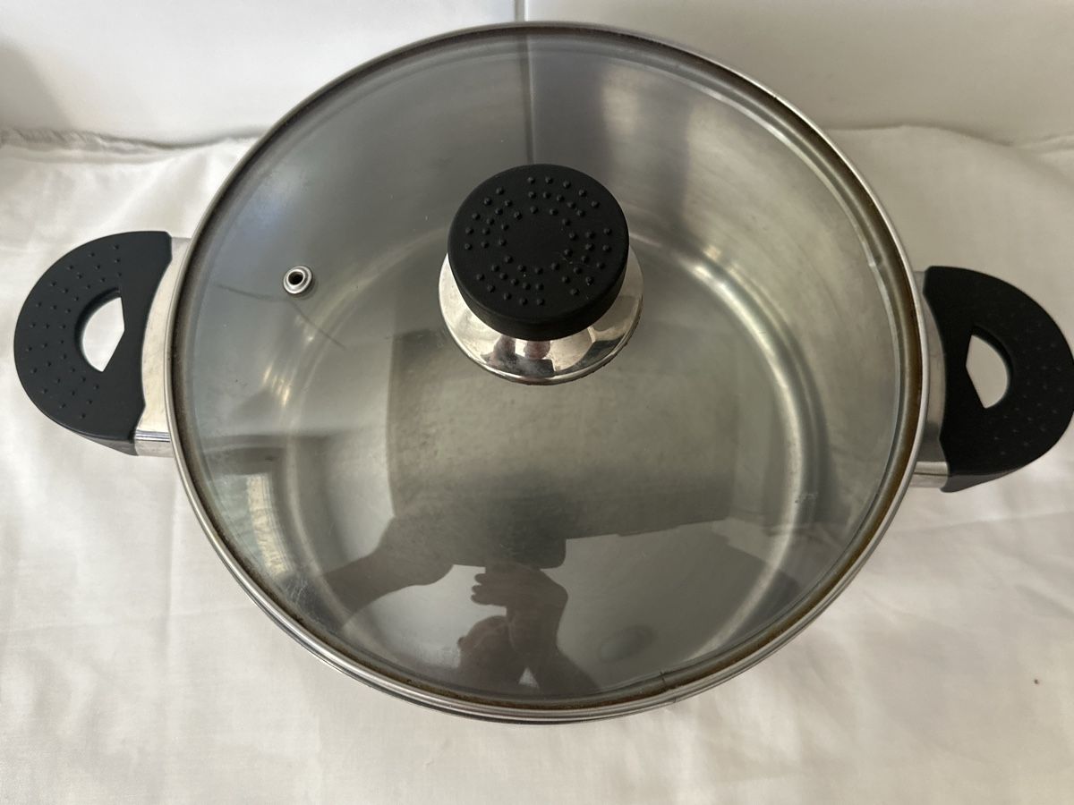 Padelle: Topf 18/10 Edelstahl  mit Deckel – Usato da Zürich venduto da Chaeffeler 1