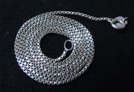 Silber 925 Venezianer Halskette 45 cm / 1 mm