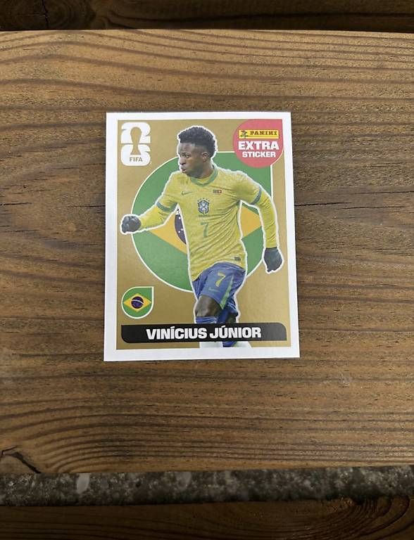 Panini Carte collezionabili: Panini World Cup 26 extra Stickers Vini Jr. Gold – Usato da Zürich venduto da Yvo619