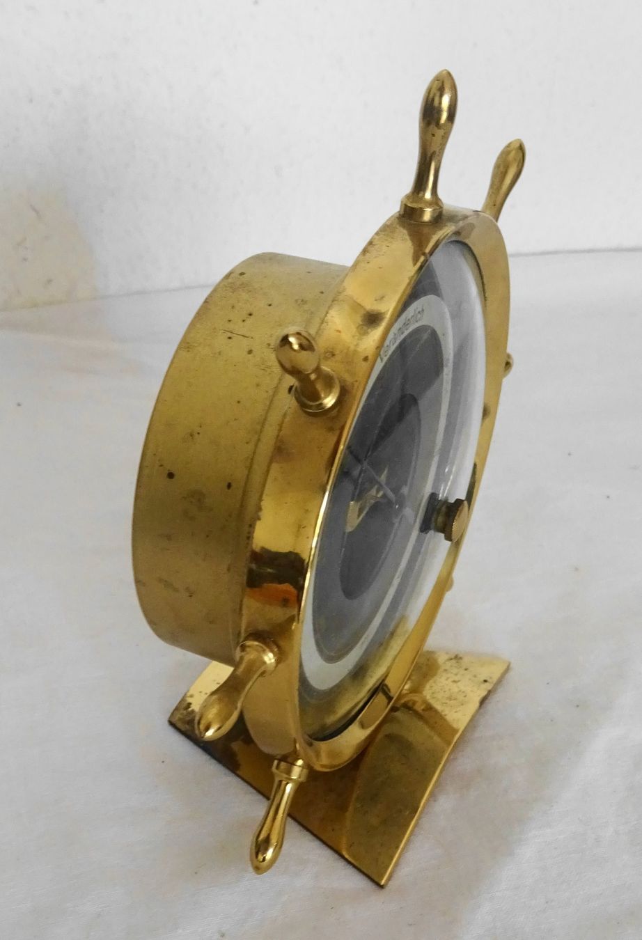 Sonstige antike Technik & Geräte: Fischer Germany Barometer Messing Schiffsrad 50er Jahre – Gebraucht aus Zürich von Connie8 4