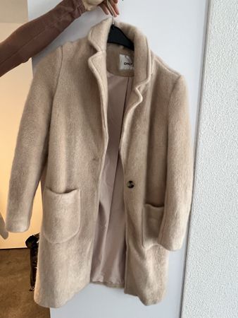 Warmer ONLY Wintermantel in Beige, Grösse XS - Top Zustand!