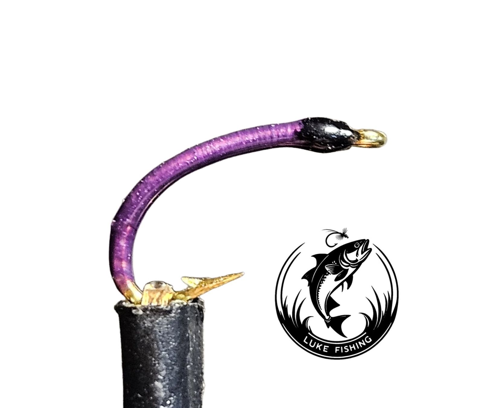 Esche: Hegene/Gambe mit 5 Nymphen, Violett, #14 – Nuovo (secondo la descrizione) da Rothenburg venduto da ocean151 1