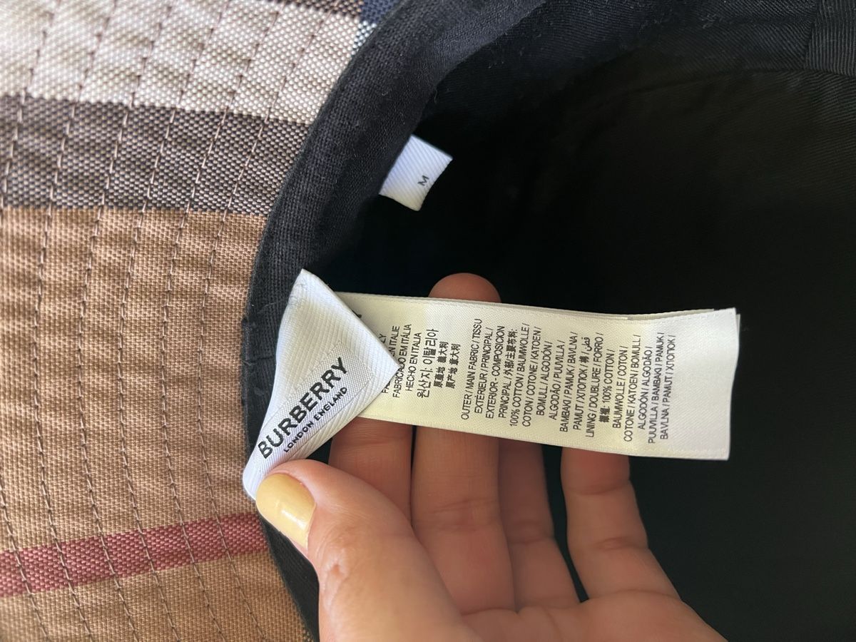 Burberry Hüte, Mützen & Caps: Burberry Bucket Hat Checked Canvas New – Neu (gemäss Beschreibung) aus Corsier GE von Karol_save_planet 5