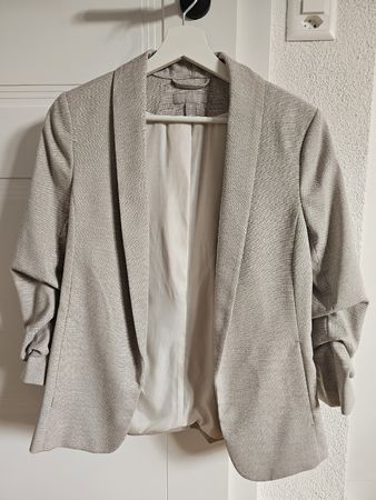 H&M Blazer, Beige, Gr. 36 – Perfekt für den Frühling!