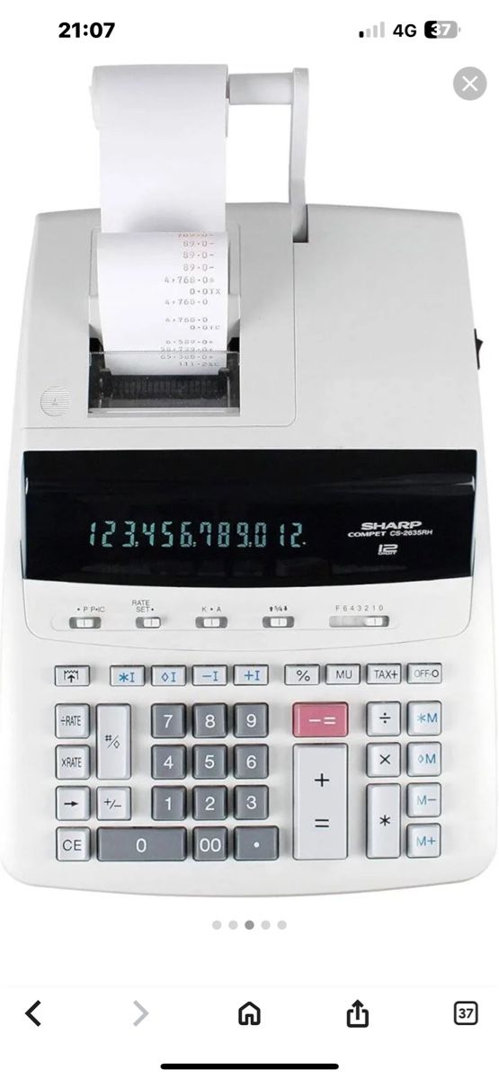 Sharp Taschenrechner: Sharp Tischrechner  – Neu (gemäss Beschreibung) aus Aarau von LiaSenn 1