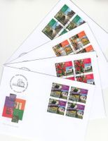 SBK B292 - B295 im 4er-Block FDC