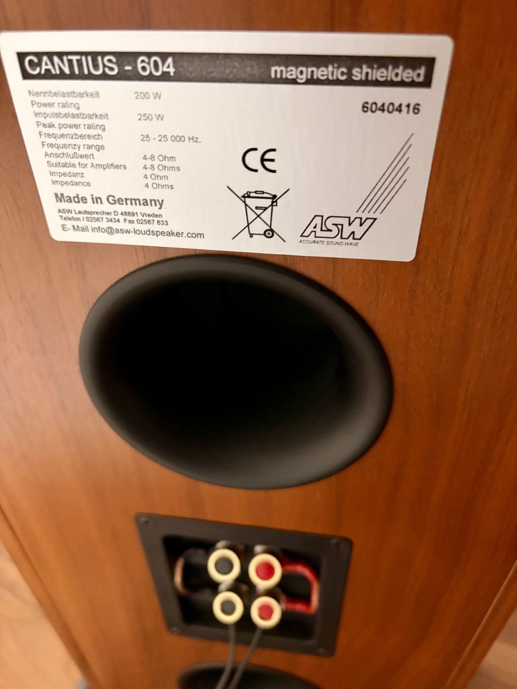 Home Cinema: CANTIUS SET, 5  Lautsprecher Stereo ASW Cantius – Usato da Günsberg venduto da Slaet 4