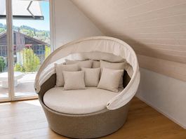 DEDON Island Daybed / Loungesofa mit Verdeck