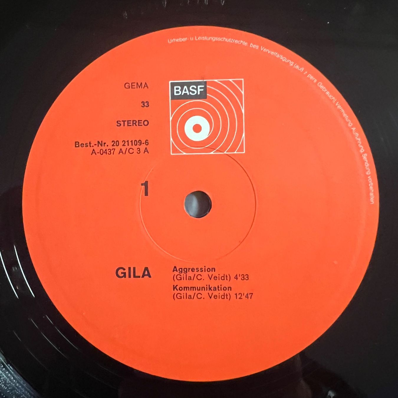 Vinyles: Gila - Same / 1. D-Press. 1971 - Incl. Hype Sticker & Poster – D'occasion à Gais par soundcave57 5