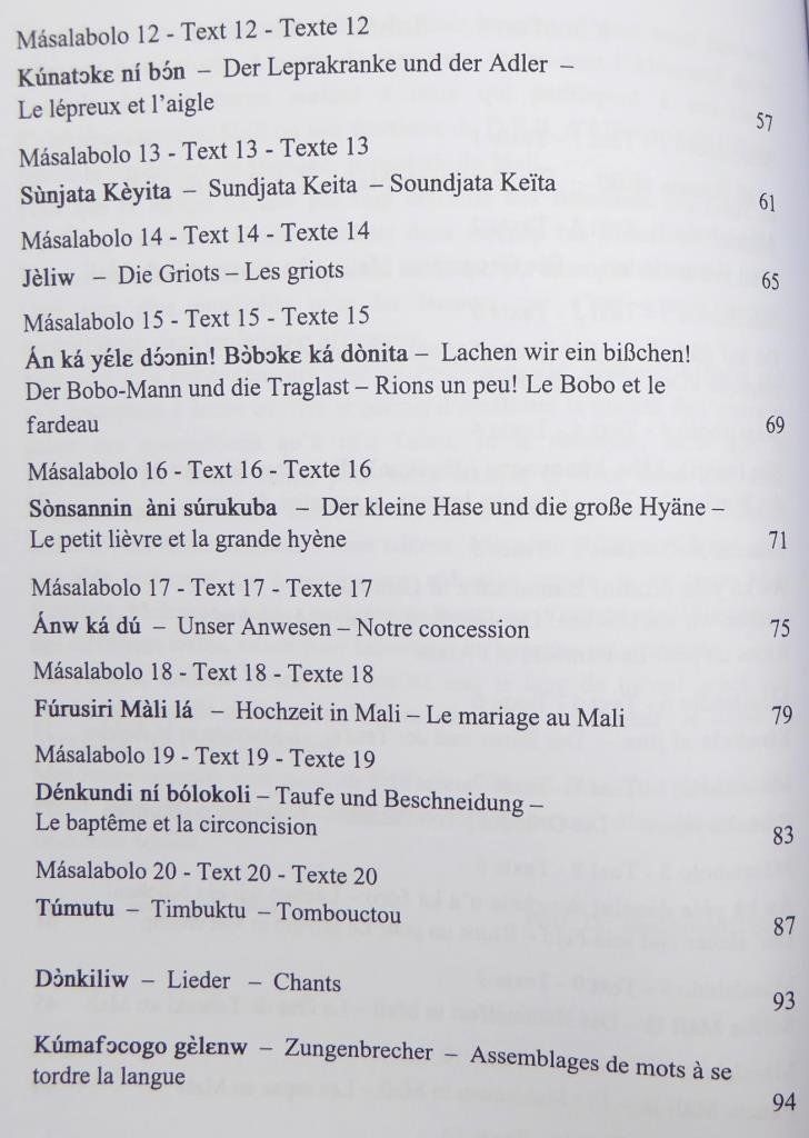 Libri: Grundkurs - Bambara (Manding) – Nuovo e nell'imballaggio originale da Mauren venduto da Yeelen 6