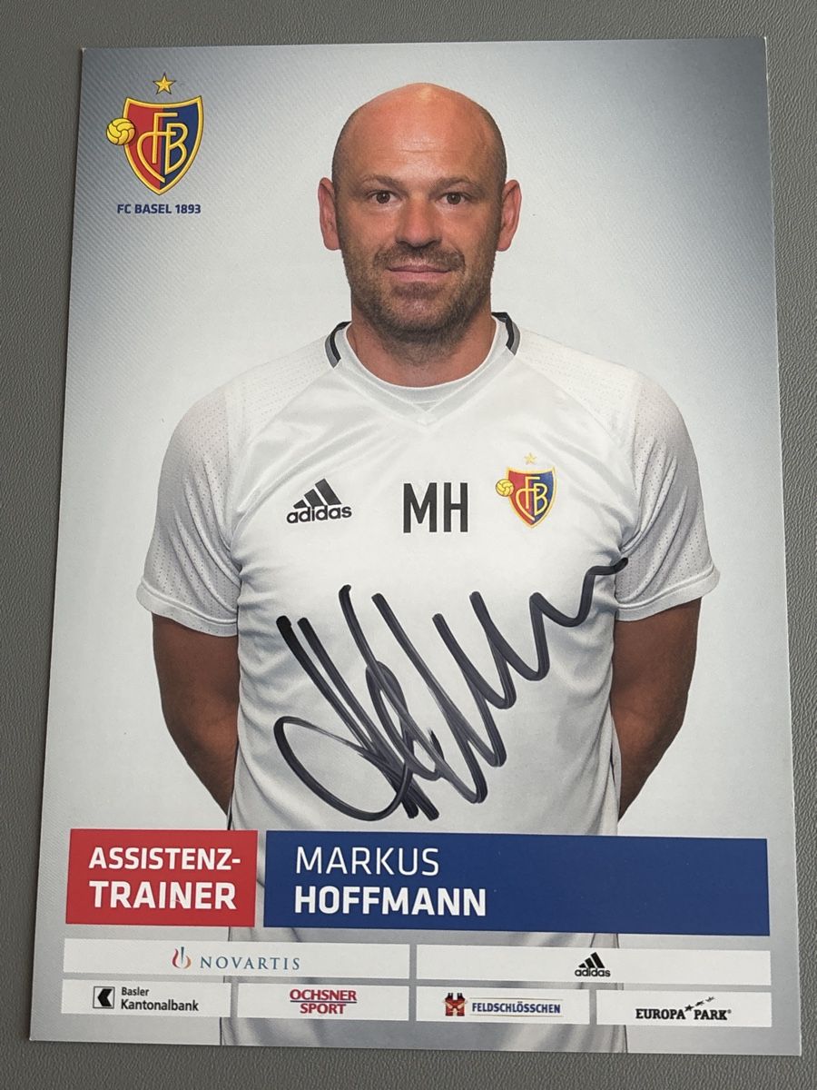 Autografi: FC Basel Autogrammkarte - Markus Hoffmann, signiert! – Usato da Wabern venduto da fig_t688