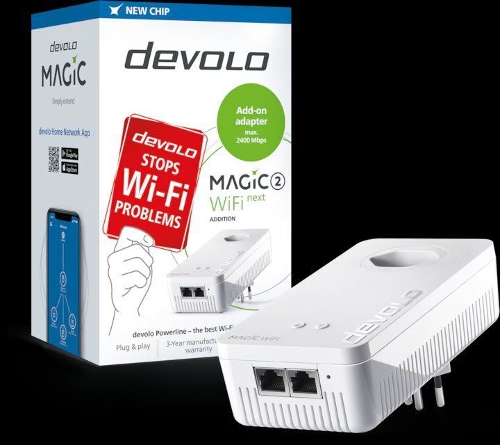 Devolo Lecteurs & Adaptateurs: Devolo 2WiFi  Multiroom Kit 2400 Mbit/s plus 2 ERWEITERUNGEN – Neuf (Voir description) à Aarberg par belaija 1