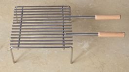 Edelstahl Grillrost ungebraucht für Schwedenofen / Outdoor