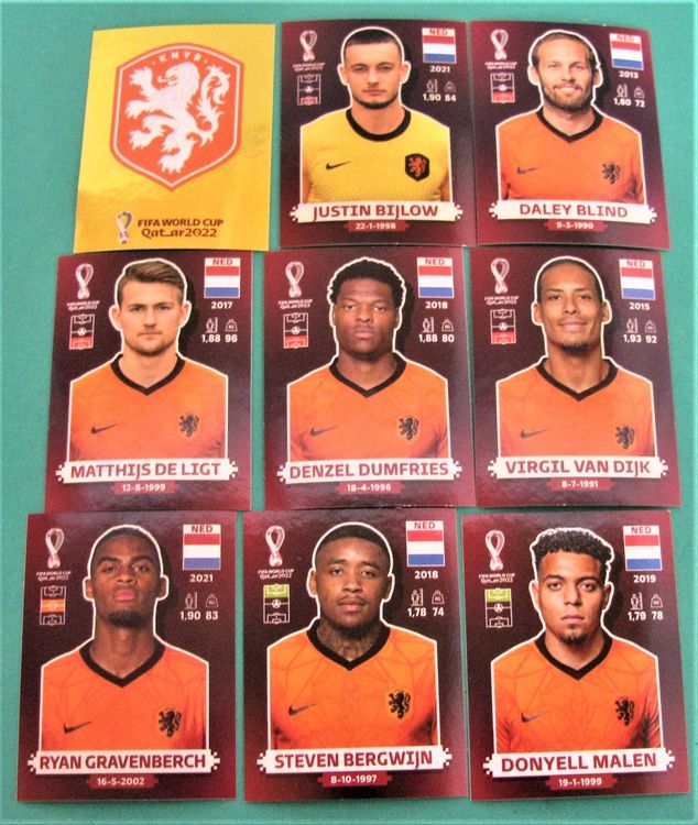 PANINI WM 2022 NED 9 Sticker Kaufen auf Ricardo