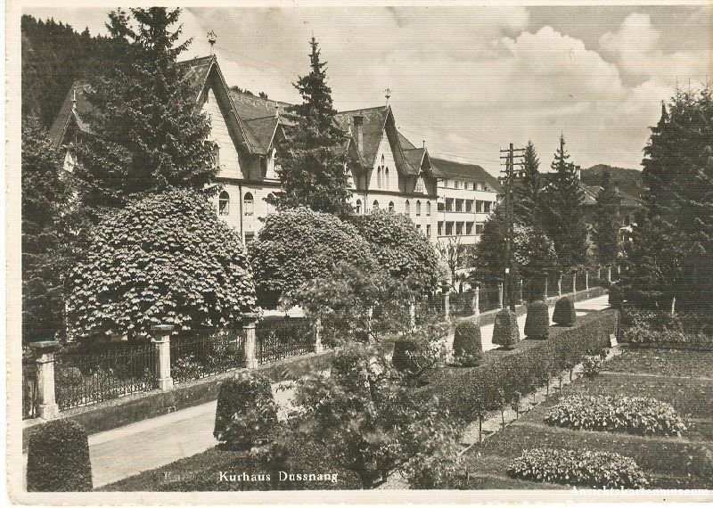 Ansichtskarten: Dussnang - Kurhaus + 1947 – Gebraucht aus Emmenbrücke von teestube