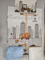 Kinderbettwäsche Baustelle mit Matratzenschutz+Spannbetttuch