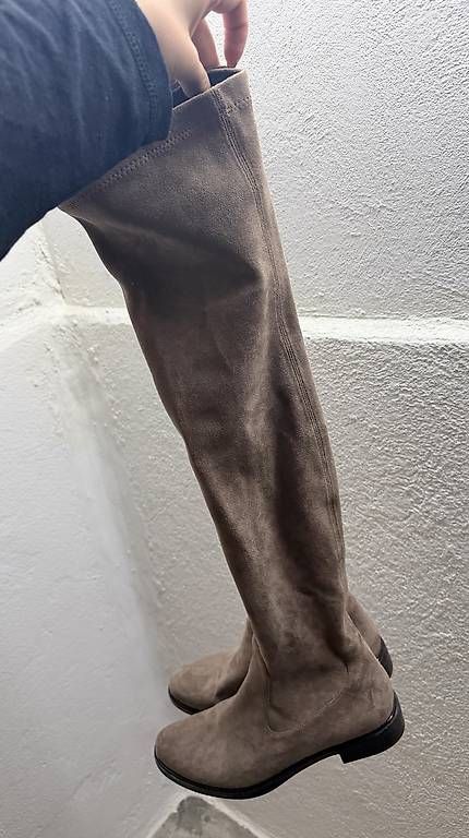 Scarpe da donna: Overknees Taupe Gr. 39 – Usato da Bern venduto da sshueli 2