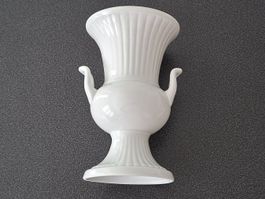 Amphoren-Vase Porzellan weiss von Seltmann Weiden