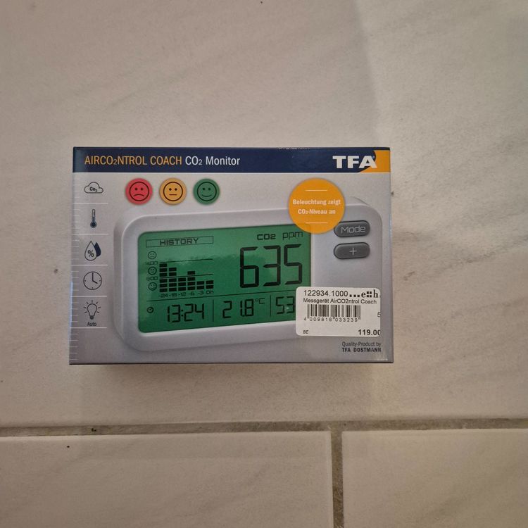 Messgerät AIRCO2NTROL COACH CO2 MONITOR TFA (Neu und originalverpackt ...