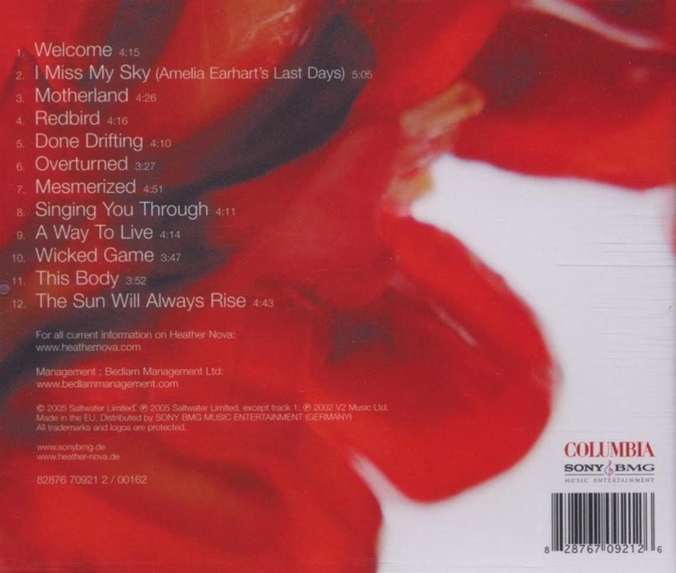 CDs: Heather Nova - Redbird – Gebraucht aus Uzwil von visions77 1