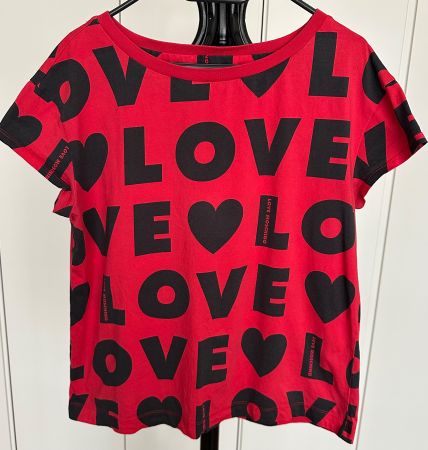 Love Moschino T-Shirt Shirt Schwarz Gr.40/42 Damen Bluse
