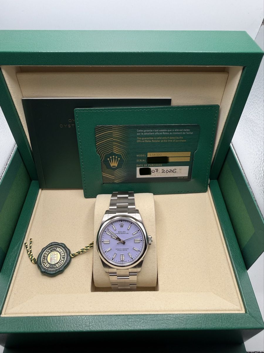 Rolex Uhren: Rolex Oyster Perpetual 41 Lavanda – Neu und originalverpackt aus Locarno von ImperiumTimeGmbh 4