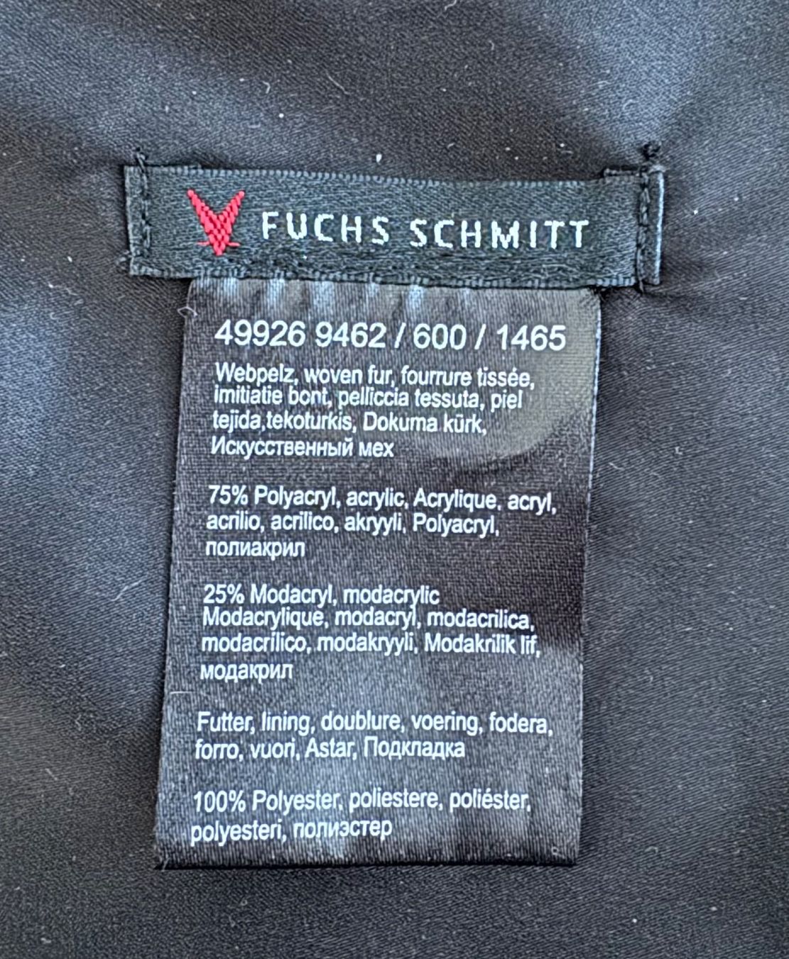 Foulards, Tücher & Schals: Schal Kunstpelz "Fuchs Schmitt" schwarz-blau – Neu (gemäss Beschreibung) aus Montlingen von timolino12 3