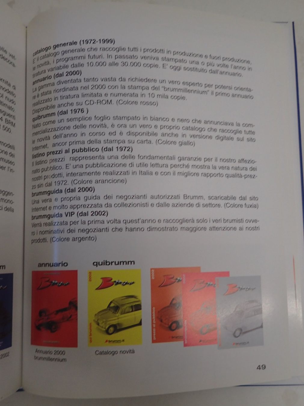 Libri: Brumm 1972/2002 une storia di modelli -da Danilo Castellarin – Nuovo (secondo la descrizione) da Lausanne venduto da Biquette6 2