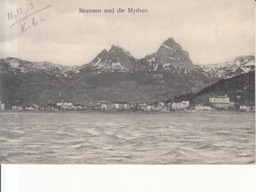 Cartoline postali: Brunnen ca. 1910 – Usato da Bürglen TG venduto da StampGraf