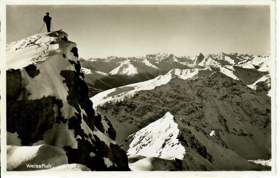 Cartoline postali: Weissfluhgipfel – Usato da Hochdorf venduto da Ziegel-16