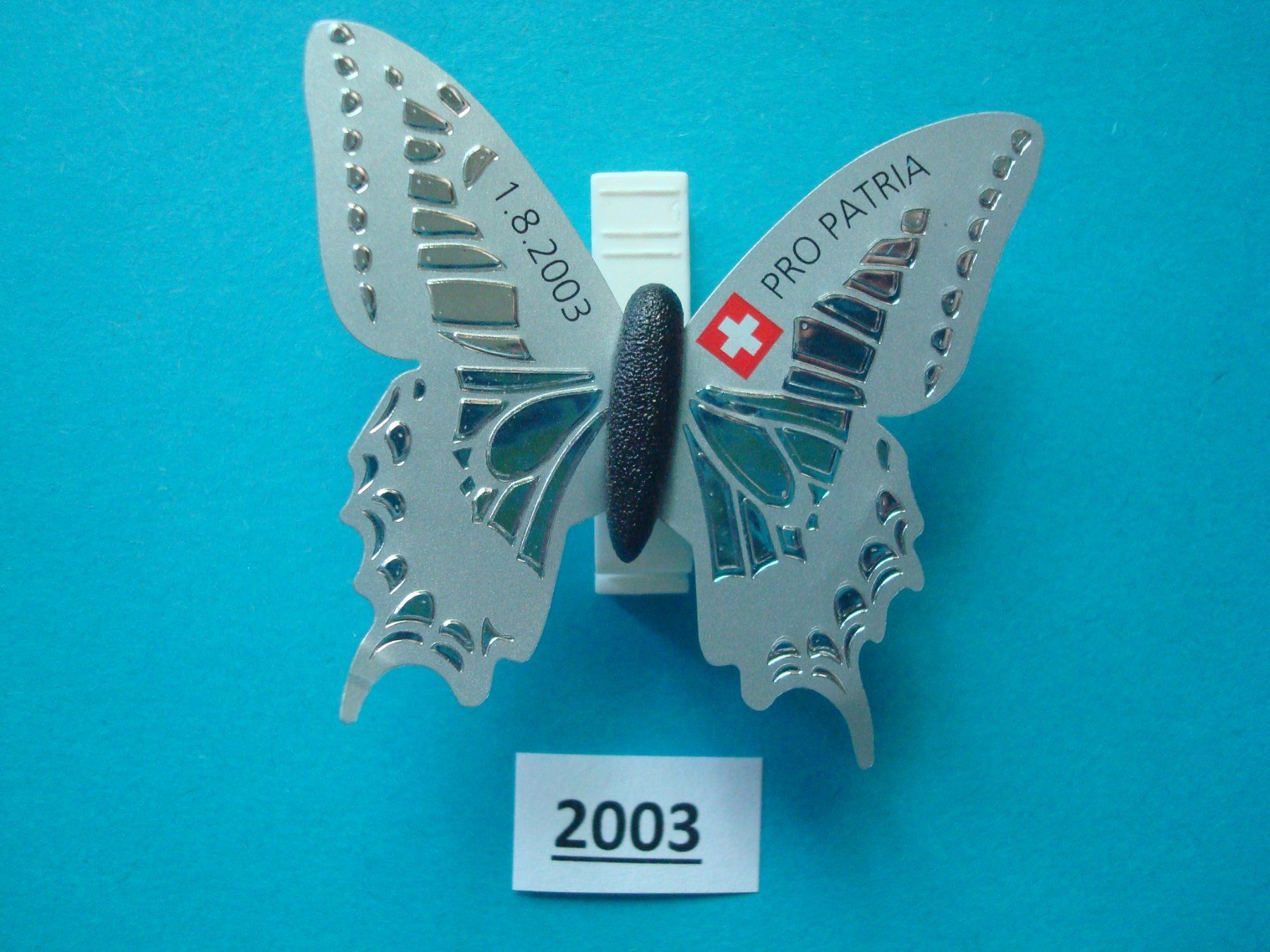Placchette & Badge: Abzeichen 1. August 2003 – Usato da Riehen venduto da Baerewaegli