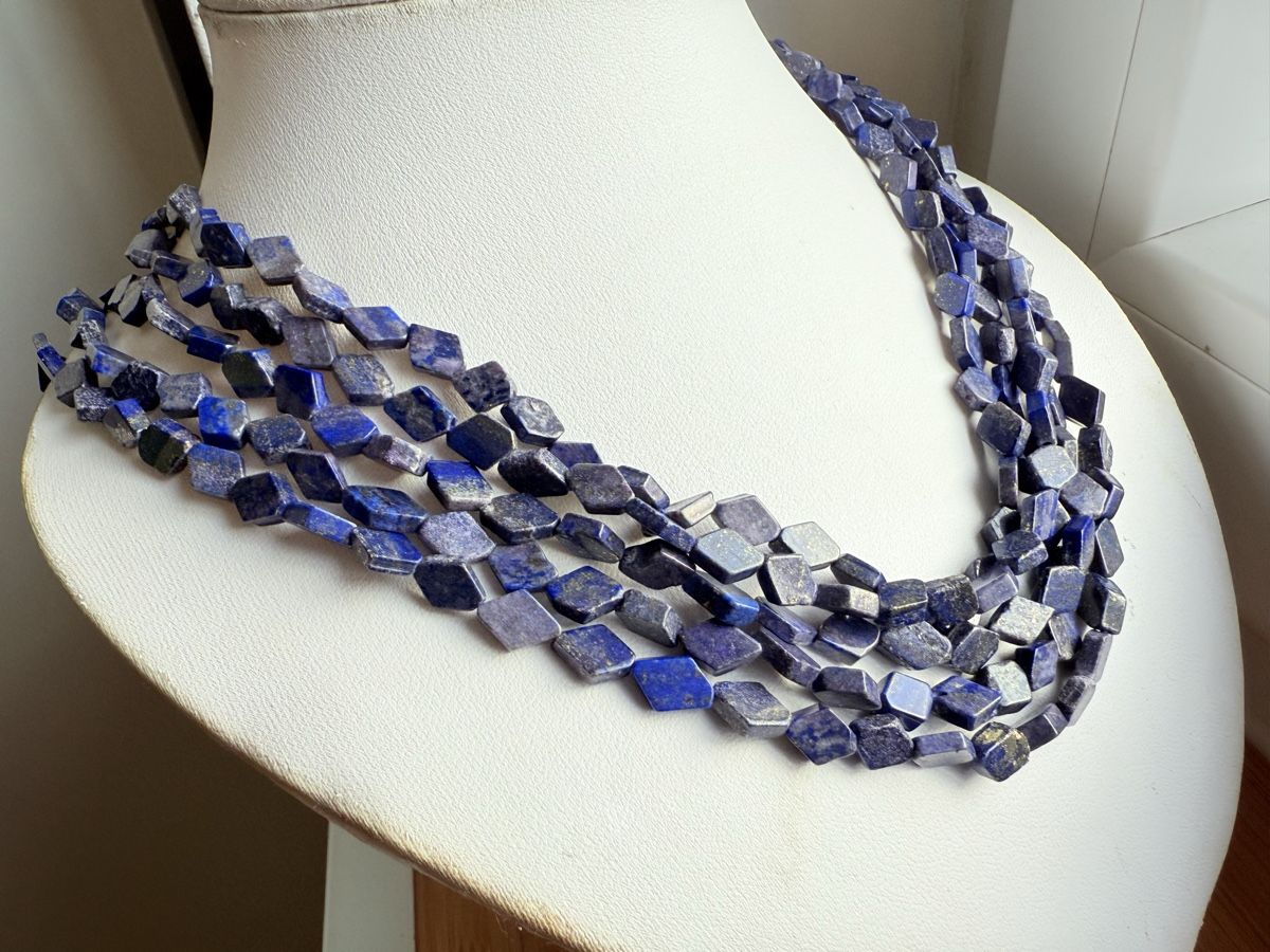Catenine: Tolle Lapislazuli Kette NEU – Nuovo e nell'imballaggio originale da Basel venduto da Chili007 3