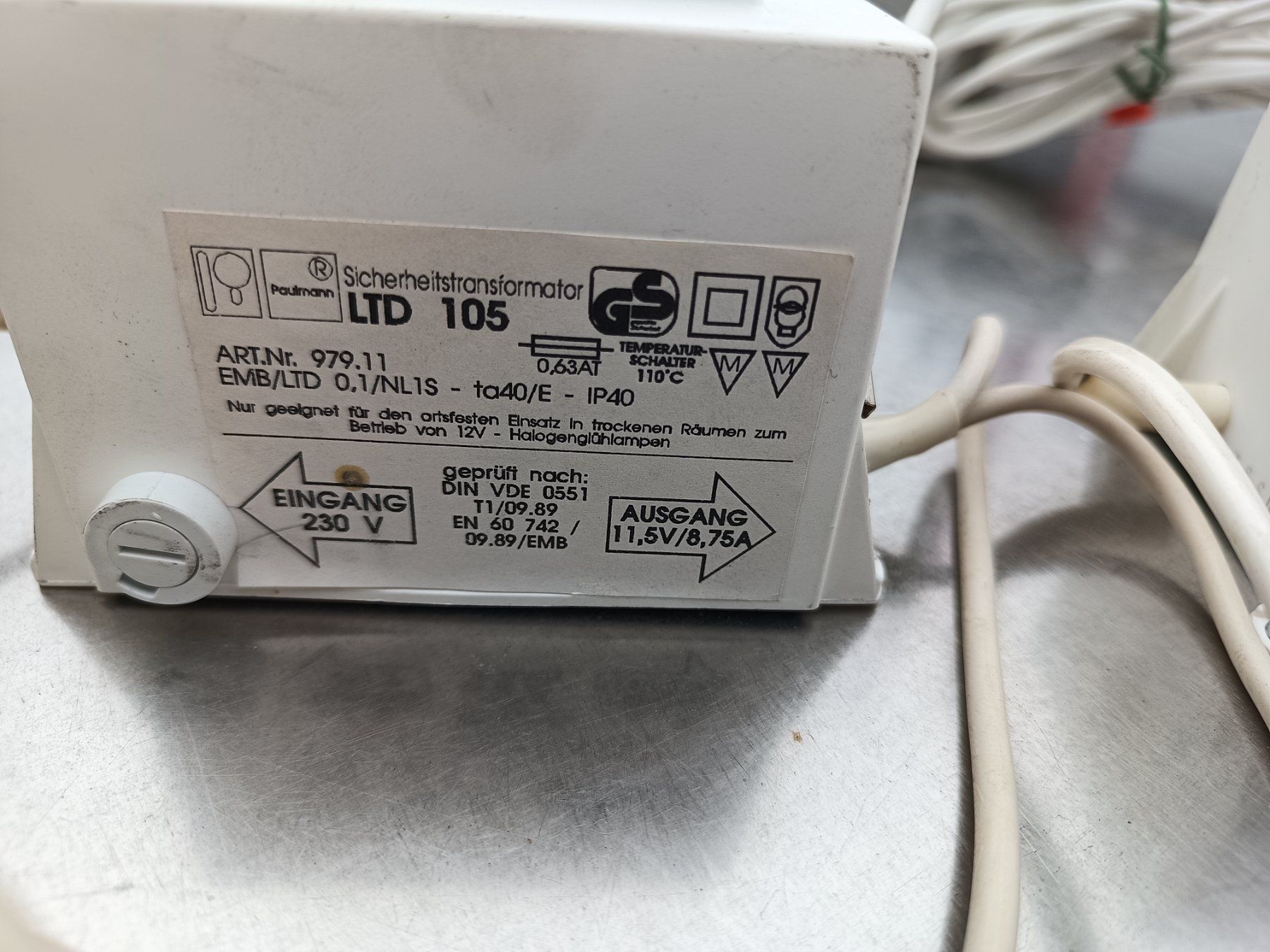 Componenti elettronici: Sicherheitstransformator Halogentrafo Trafo – Usato da Oberegg venduto da 19franzi94 5