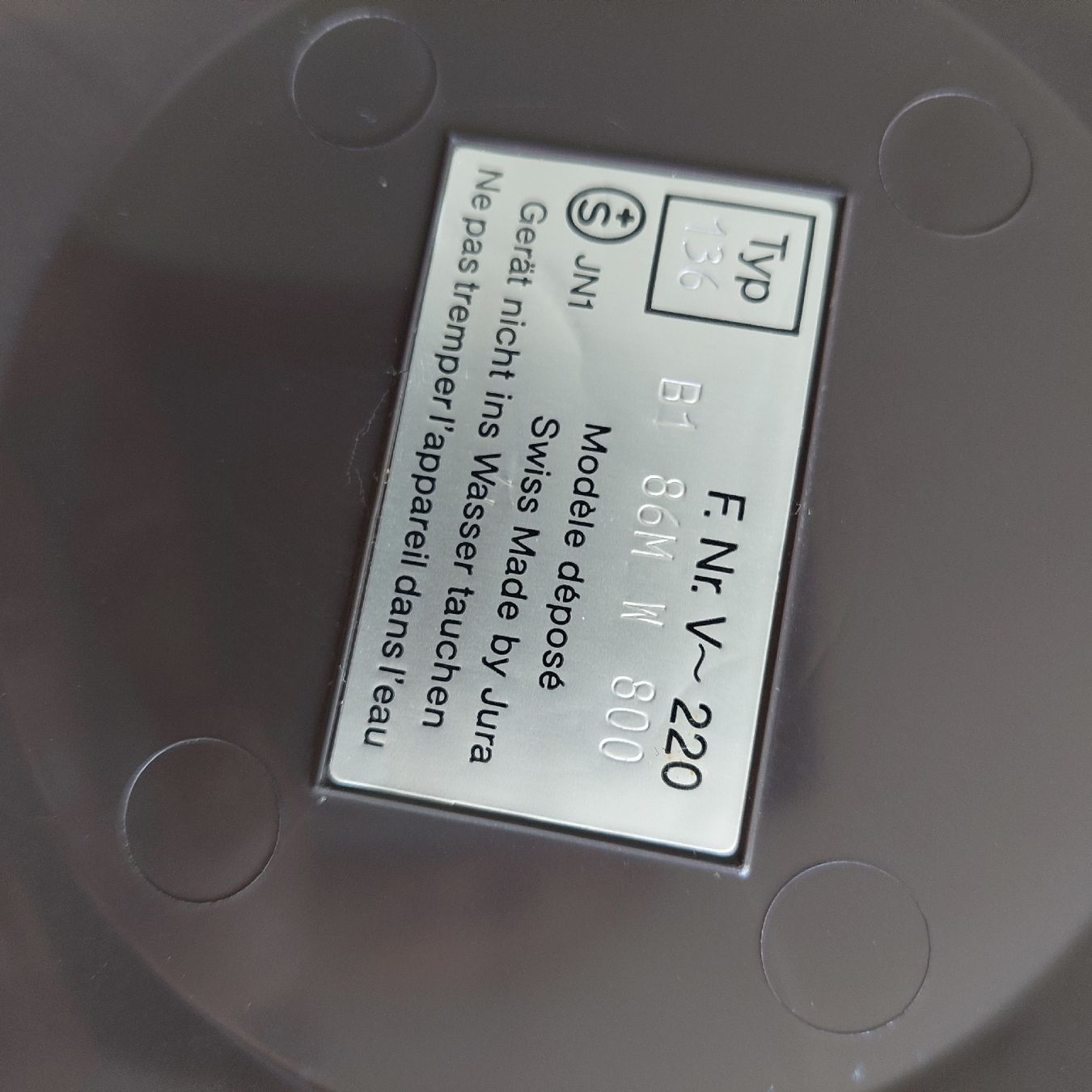 Jura Elettrodomestici da cucina: Doppel-Rechaud Jura, elektrisch – Usato da St. Gallen venduto da Glueckskaeferli 3
