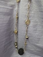 Silber- Kette, mit Lavastein
