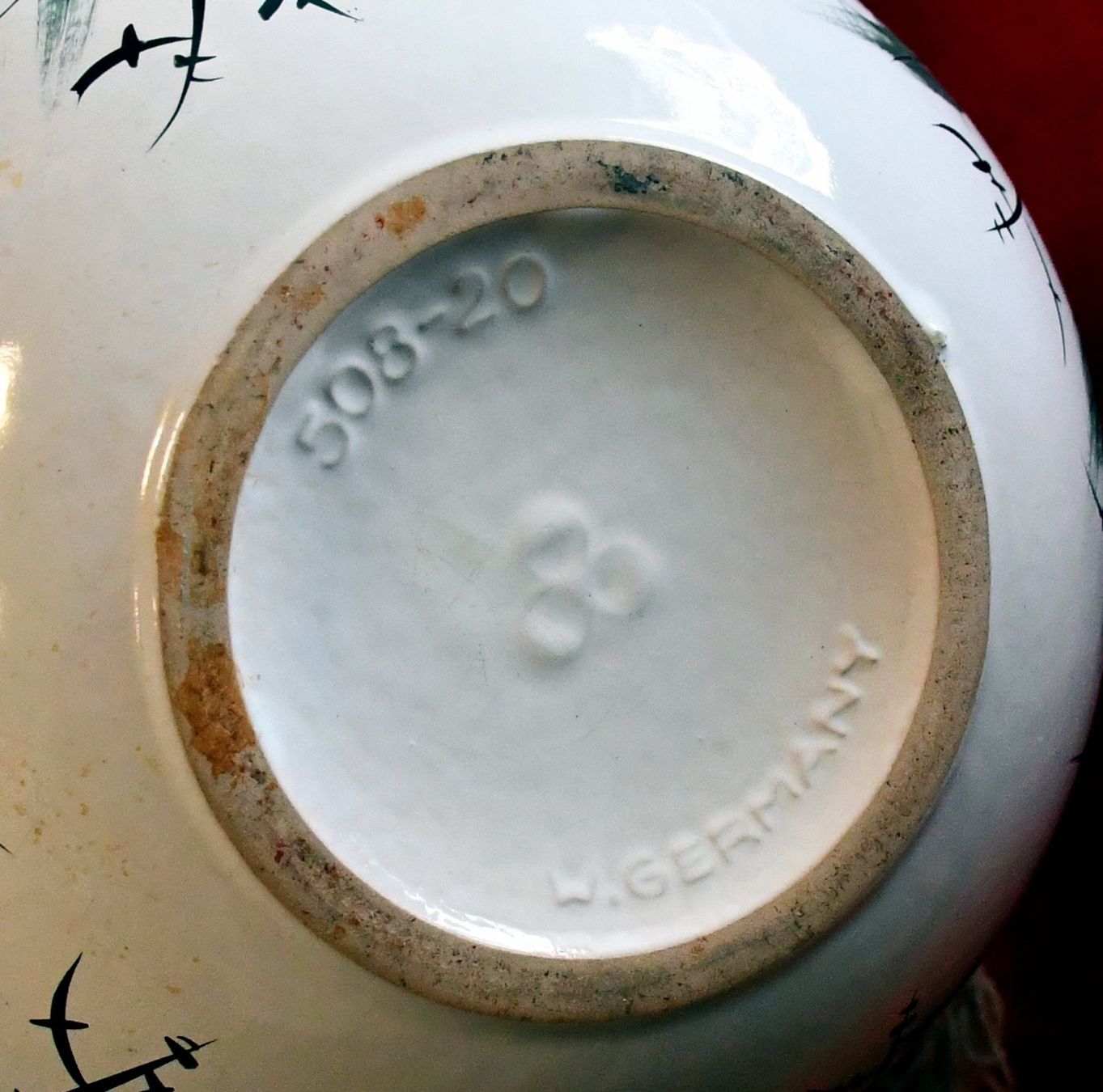 Vasi & Recipienti: Schöne, Keramik Blumenvase, Handbemalt - Herbstdeko! – Usato da Rotkreuz venduto da salsanera 6