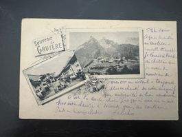AK 1898 Souvenier de Gruyere   (G2944)