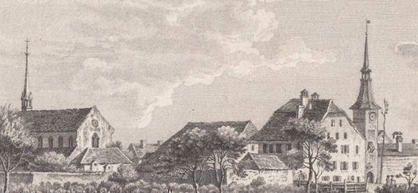 Incisioni: KÖNIGSFELDEN, KUPFERSTICH 1788 – Antico da Grüningen venduto da Kartensammler 2