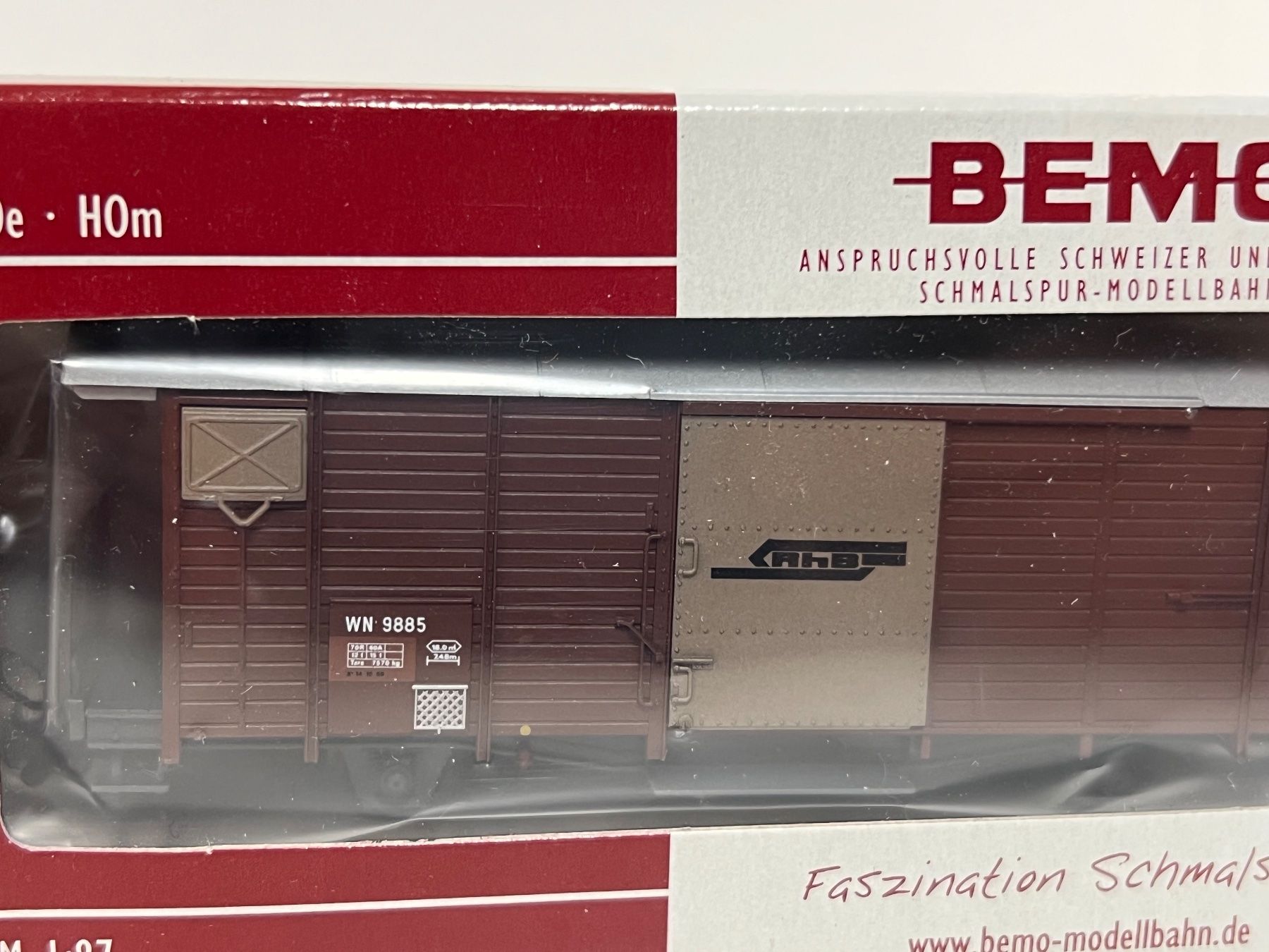 Bemo Modellini di ferrovie: BEMO  748215085 RhB WN 9885 – Nuovo e nell'imballaggio originale da Neuenhof venduto da ludovicco 1