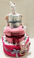 Windeltorte gross, Body rosa