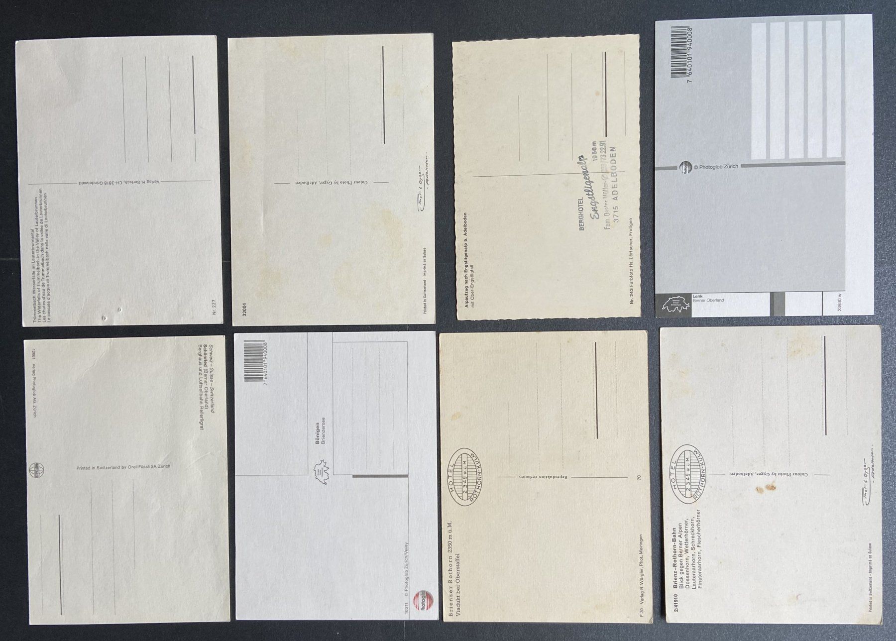 Cartoline postali: 14 er Set farbige Ansichtskarten Kanton Bern   9,11 – Usato da Böckten venduto da Hansi36 3