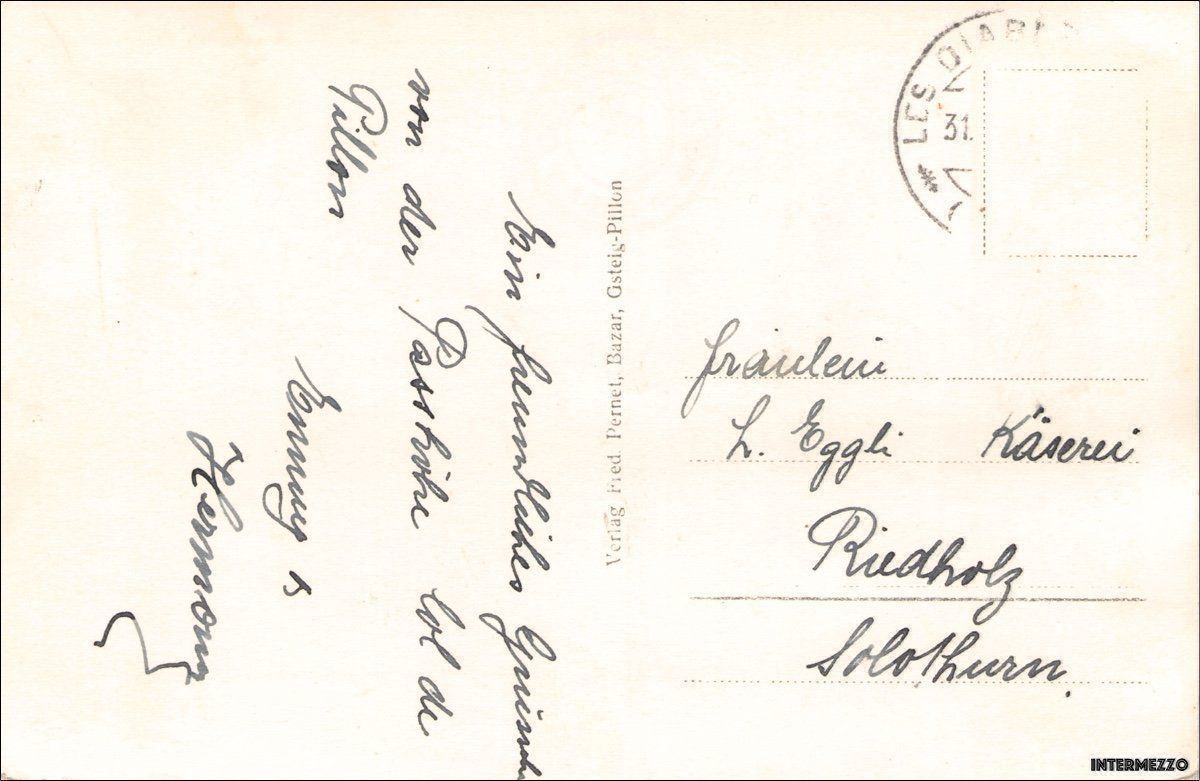 Cartes postales: Col du Pillon Postautos Autobusse 1940 – D'occasion à Basel par intermezzo12 1